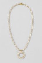 Moissanite Tennis Chain — variant — 18k Gold Plated