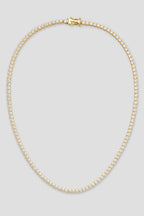 Moissanite Tennis Chain — variant — 18k Gold Plated