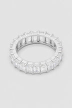 Tennis Chain Ring — variant — silver