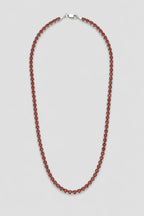 Red Tennis Chain — presentation — Garnet (red)