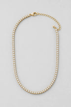 5mm Gold-Tone Tennis Chain — presentation — Gold-tone