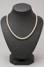 5mm Gold-Tone Tennis Chain — stand — Gold-tone