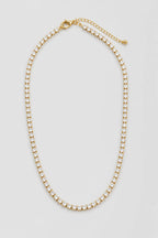 5mm Gold-Tone Tennis Chain — presentation — Gold-tone