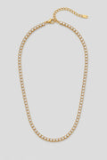 3mm Gold-Tone Tennis Chain — presentation — gold-tone