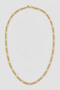 4.5mm Gold-Tone Figaro Chain — presentation — gold-tone