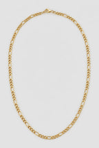 4.5mm Gold-Tone Figaro Chain — presentation — gold-tone