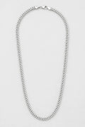 4mm Silver-tone Franco Chain Necklace — presentation — Silver-tone
