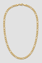 3mm Gold-tone Figaro Chain — presentation — Gold-tone