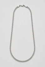 3mm Silver-tone Franco Chain — presentation — silver-tone
