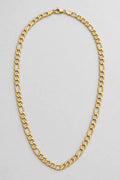 7.5mm Gold-Tone Figaro Chain — presentation — Gold-tone