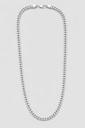 6mm Silver-Tone Franco Chain Necklace — presentation — silver-tone