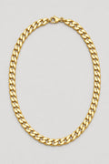 15mm Gold-tone Cuban Link Chain — presentation — Gold-tone
