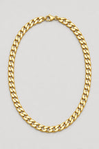 15mm Gold-tone Cuban Link Chain — presentation — Gold-tone