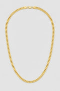 6mm Gold-Tone Franco Chain — presentation — Gold-tone