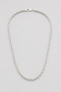 4mm Silver-tone Rope Chain — presentation — silver-tone