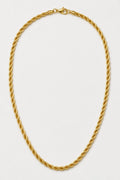 5mm Gold-tone Rope Chain Necklace — presentation — Gold-tone