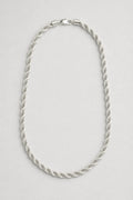 6mm silver-tone rope chain — presentation — silver-tone