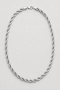 7mm Silver-tone Rope Chain — presentation — 7mm Silver-tone