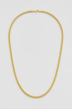 3mm Gold-tone Franco Chain — presentation — gold-tone