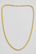 4mm Gold-tone Franco Chain Necklace — presentation — Gold-tone