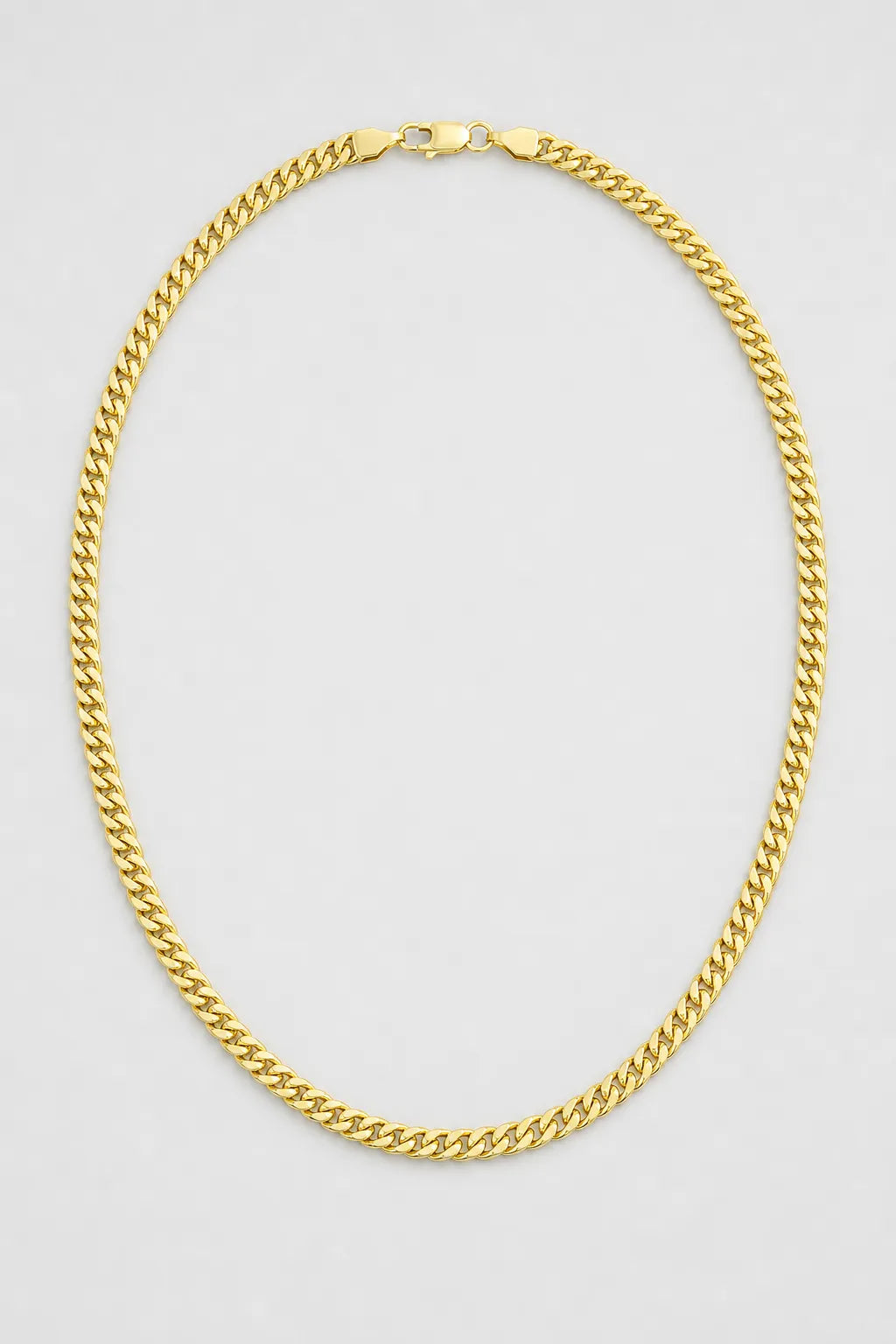 5mm Gold‑Tone Franco Chain — presentation — gold‑tone