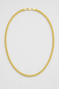 5mm Gold‑Tone Franco Chain — presentation — gold‑tone