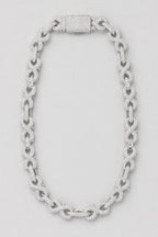 Infinity Link Chain — Silver-tone — presentation — Silver-tone