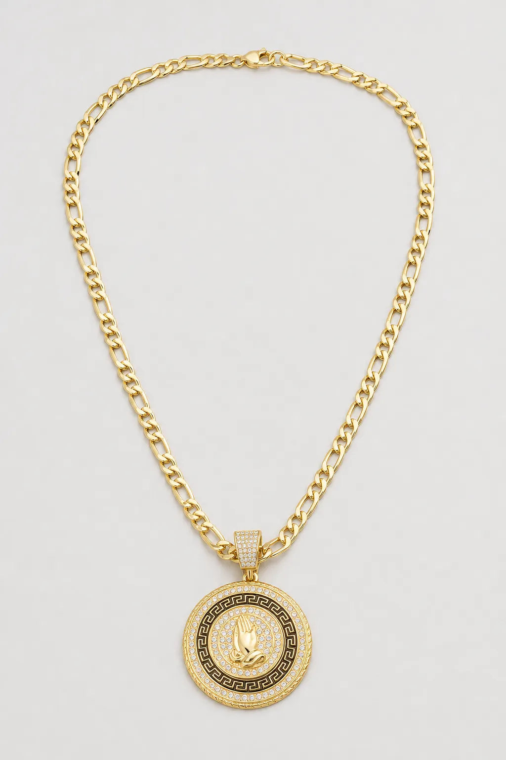 Spinning Chain Pendant Necklace — variant — gold-tone