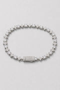 Star Tennis Bracelet — presentation — Silver-tone 1