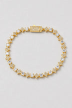 Star Tennis Bracelet — variant — Gold-tone 2