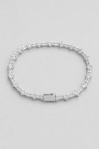 Star Tennis Bracelet — variant — Silver-tone 2