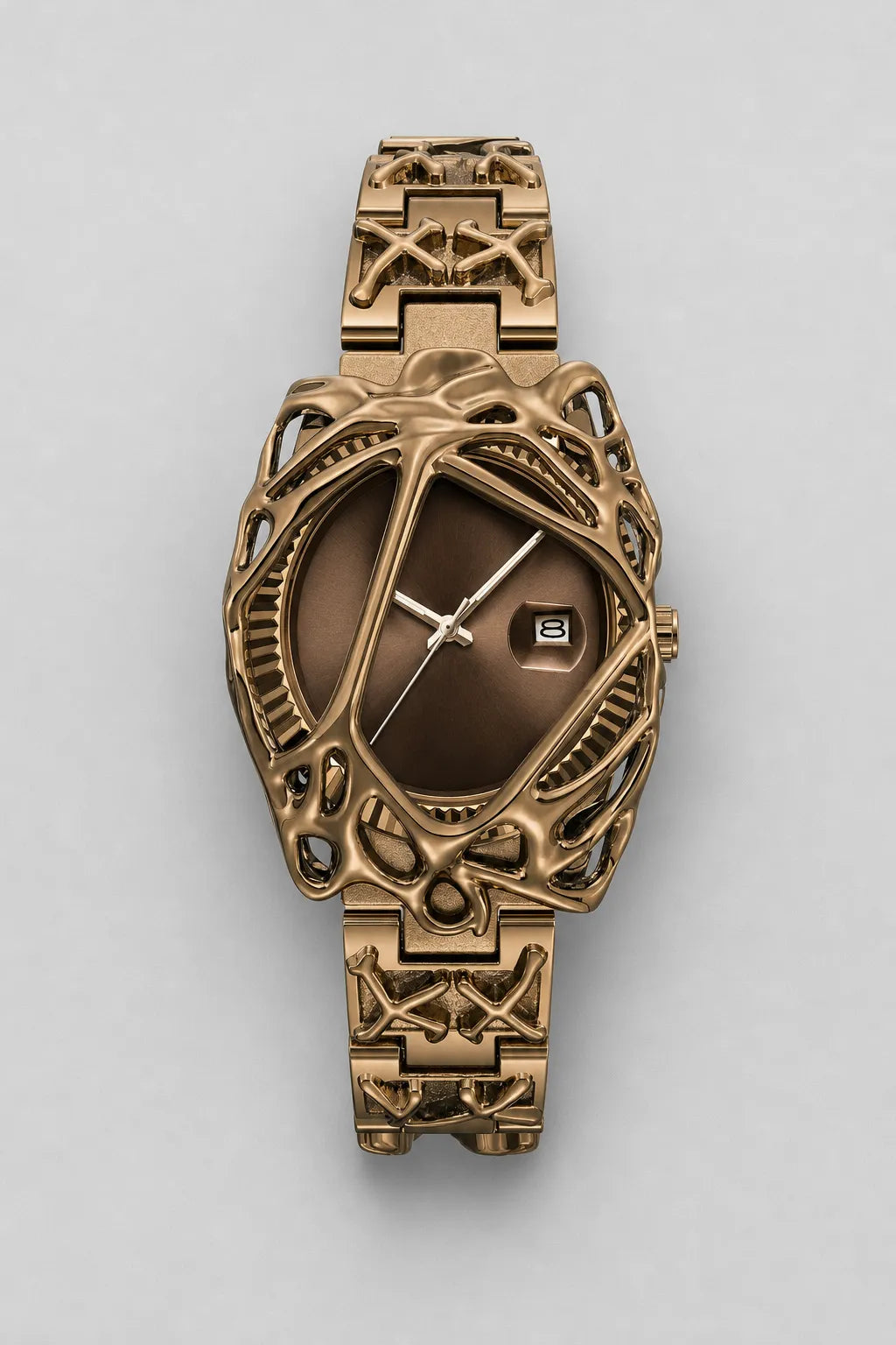 Melting Watch — Irregular Case Sport Watch — variant — Bronze