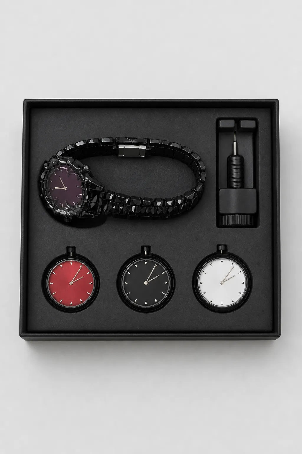 Chrome watch — variant — B-set-4 Dial