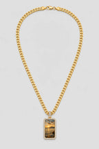 Memorial Necklace with Picture Pendant — variant — Gold