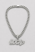 No Cap Chain Necklace — presentation — Silver-tone