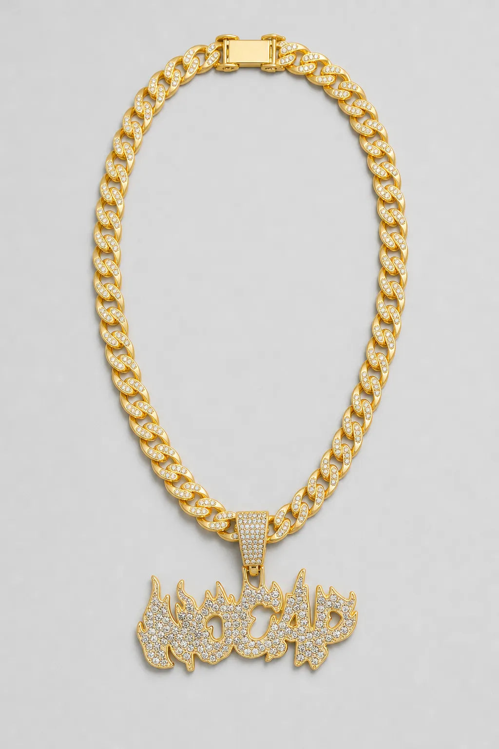 No Cap Chain Necklace — variant — Gold-tone