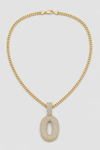Rope Chain with Number Pendant — variant — Gold-tone