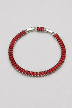 Baguette Tennis Bracelet — Red B — colour variant