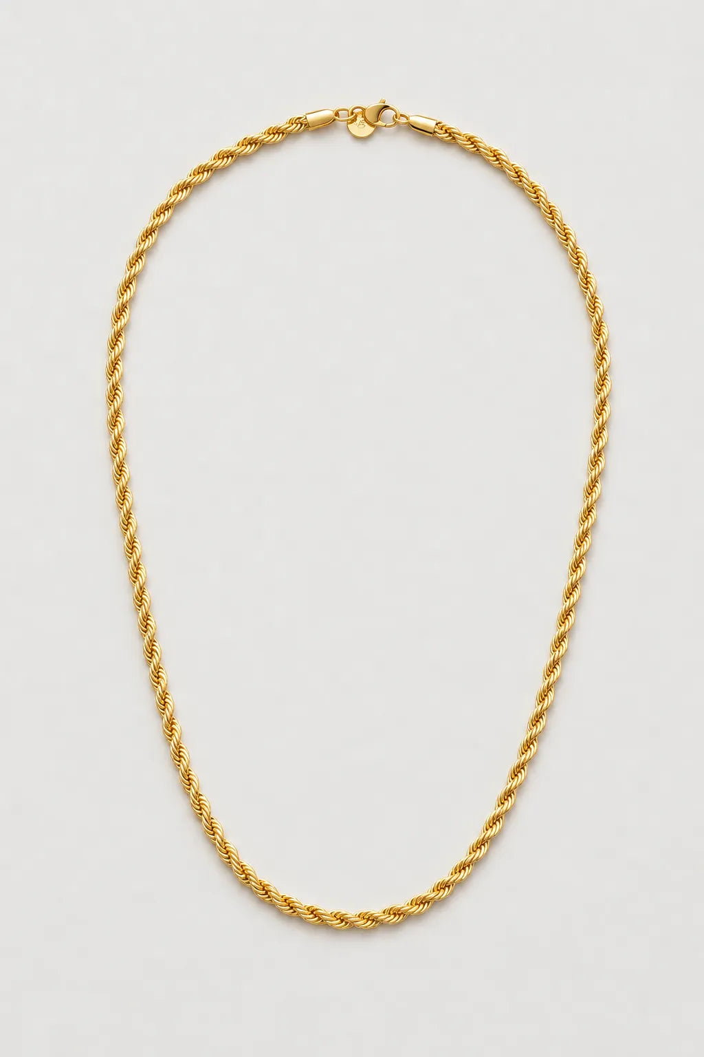 3mm gold rope chain — Gold-tone — presentation