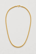 3mm gold rope chain — Gold-tone — presentation