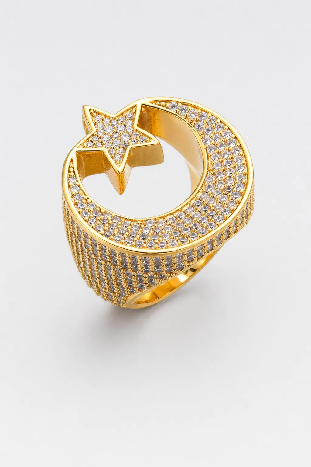 Bague Islam — sur fond gris - couleur Or