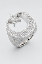Bague Islam — sur fond gris - couleur Argent