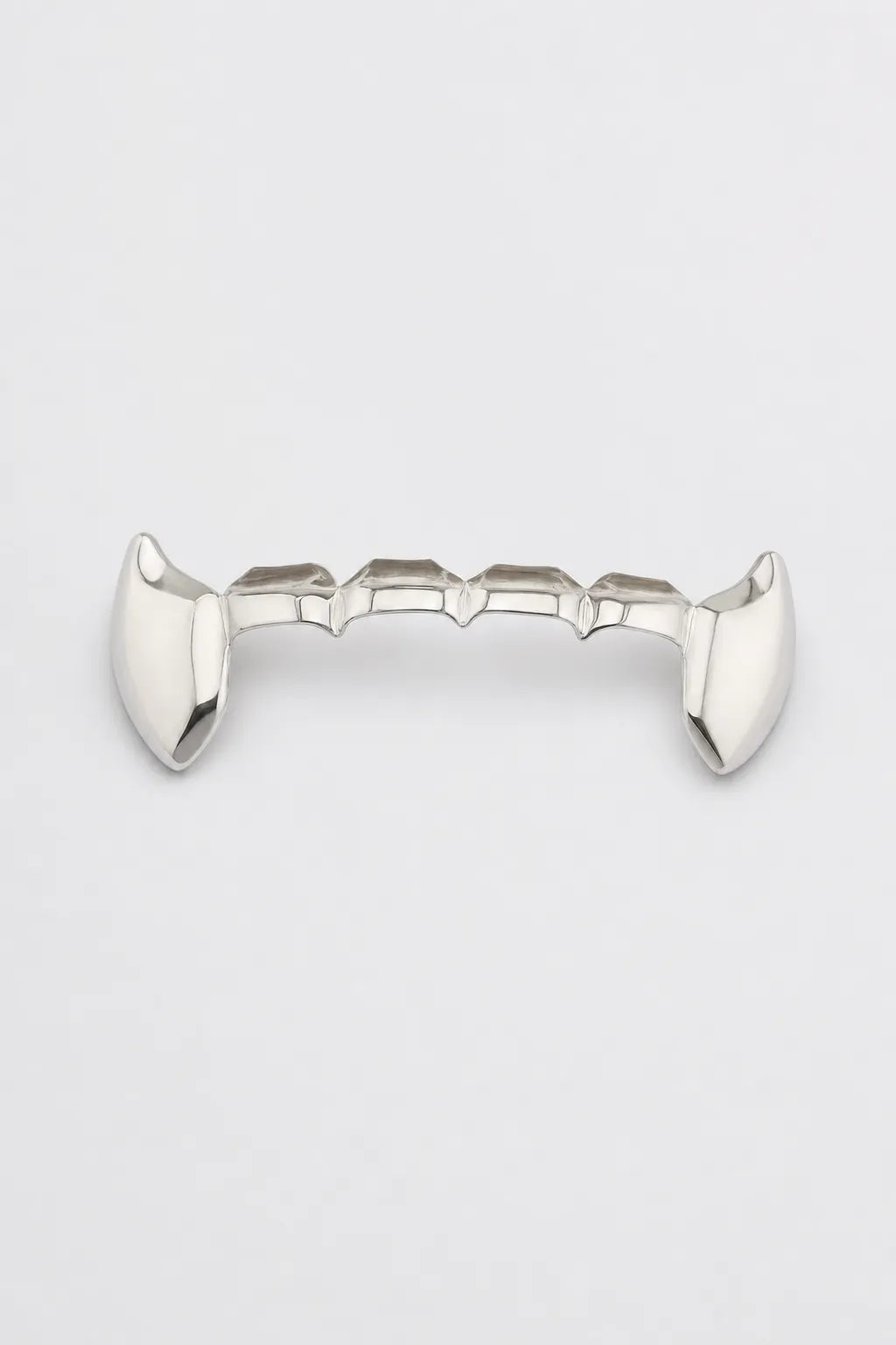Beyonce Grillz — sur fond gris - couleur Argent