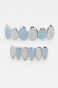 Blue Grillz — sur fond gris