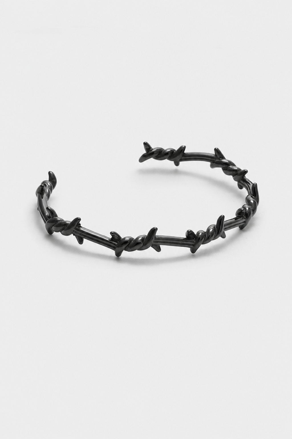 Bracelet barbelet — sur fond gris - couleur Noir