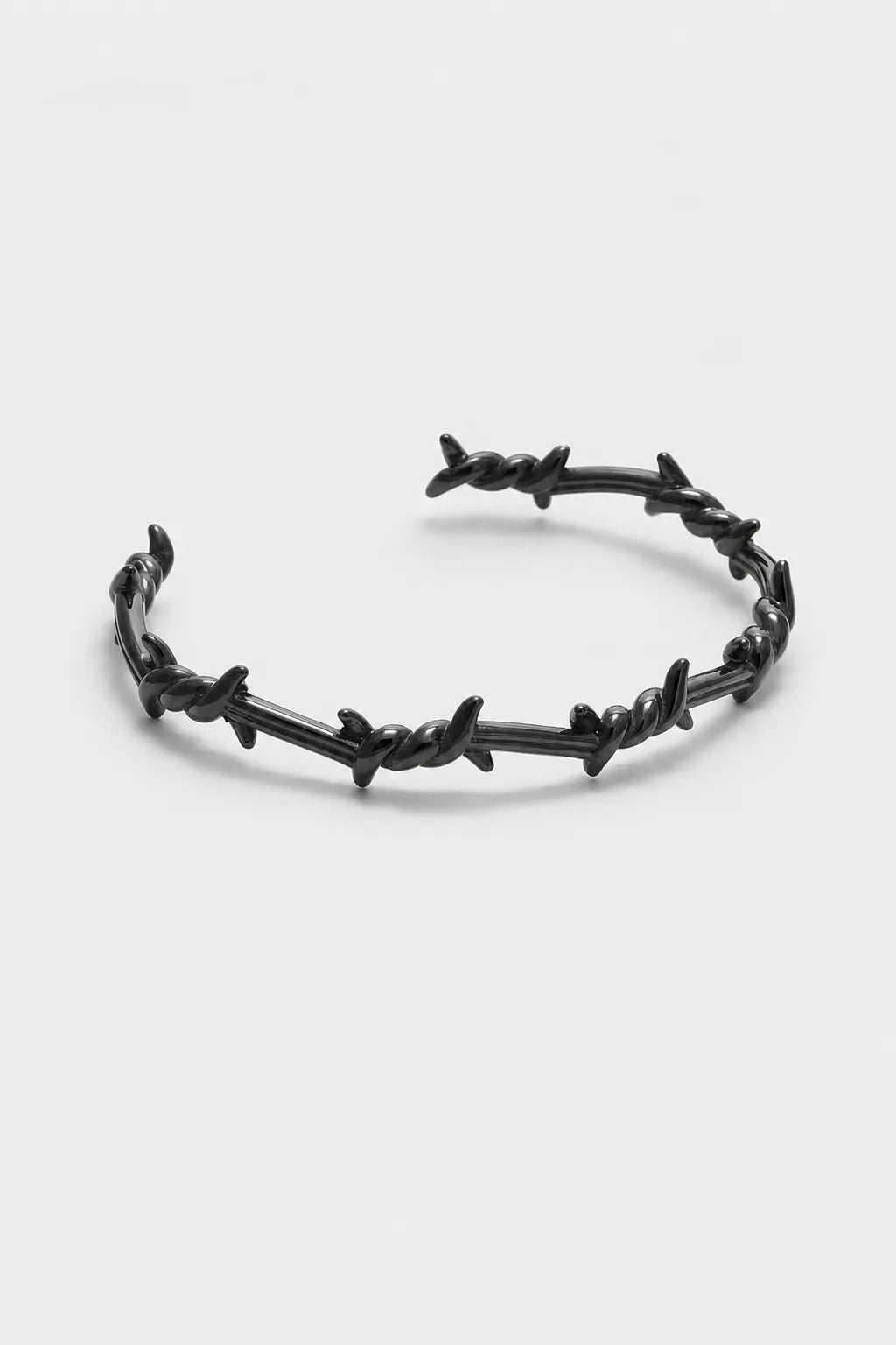 Bracelet barbelet — sur fond gris - couleur Noir