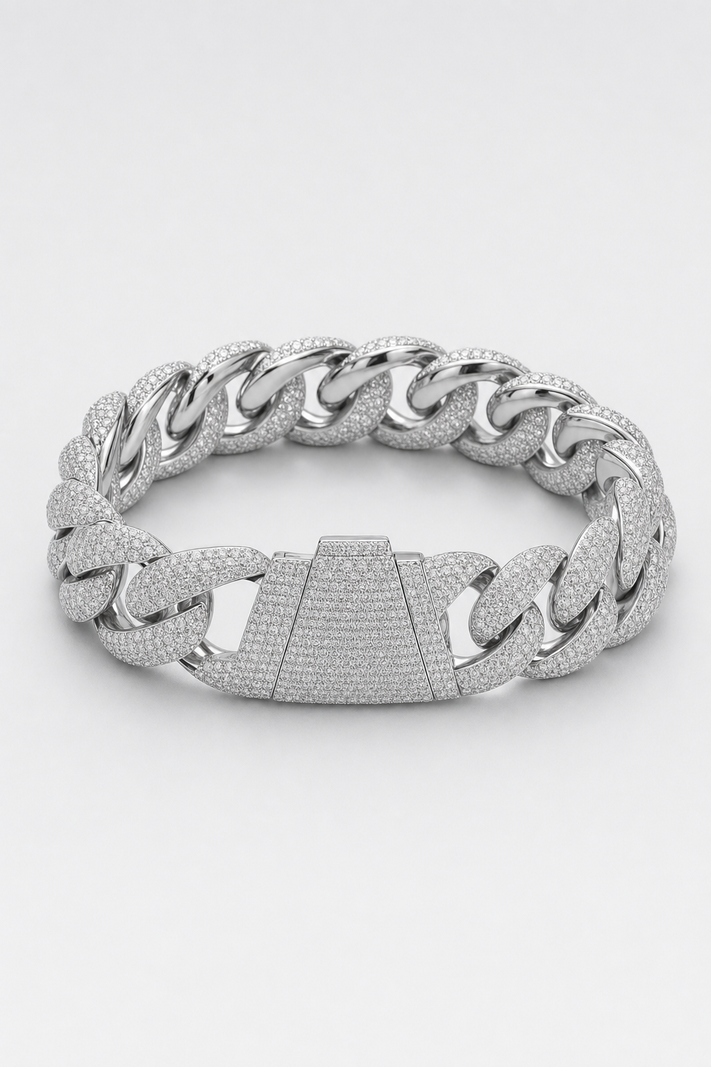 Bracelet BOOBA — sur fond gris - couleur Argent