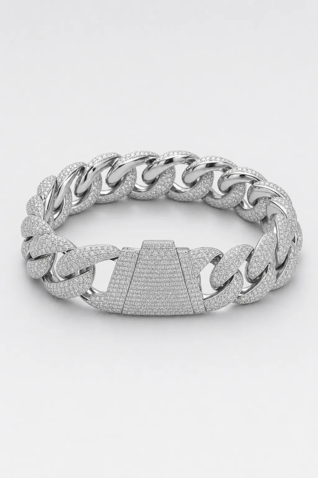 Bracelet BOOBA — sur fond gris - couleur Argent