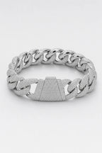 Bracelet BOOBA — sur fond gris - couleur Argent