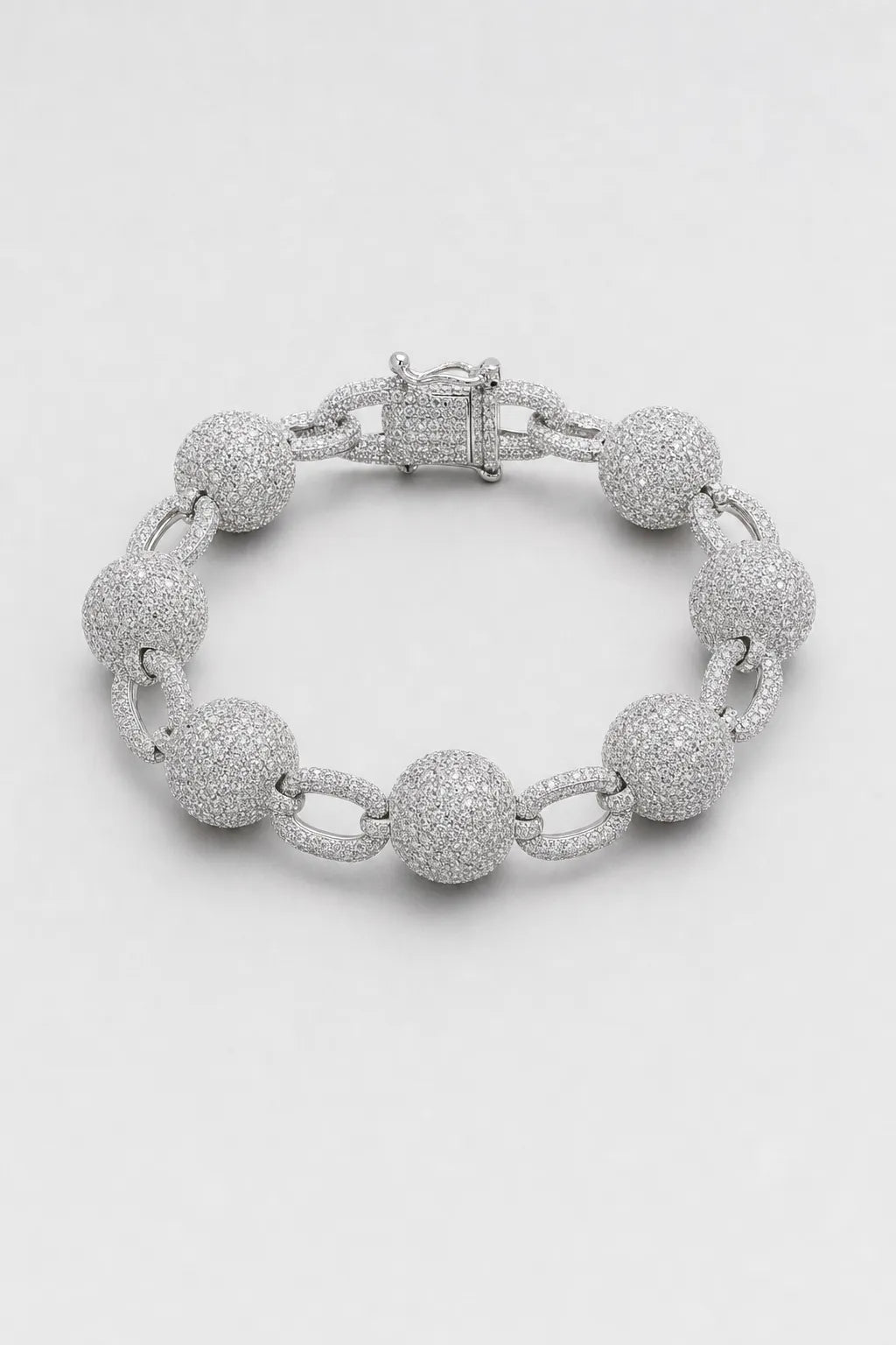 Bracelet Central cee — sur fond gris - Argent